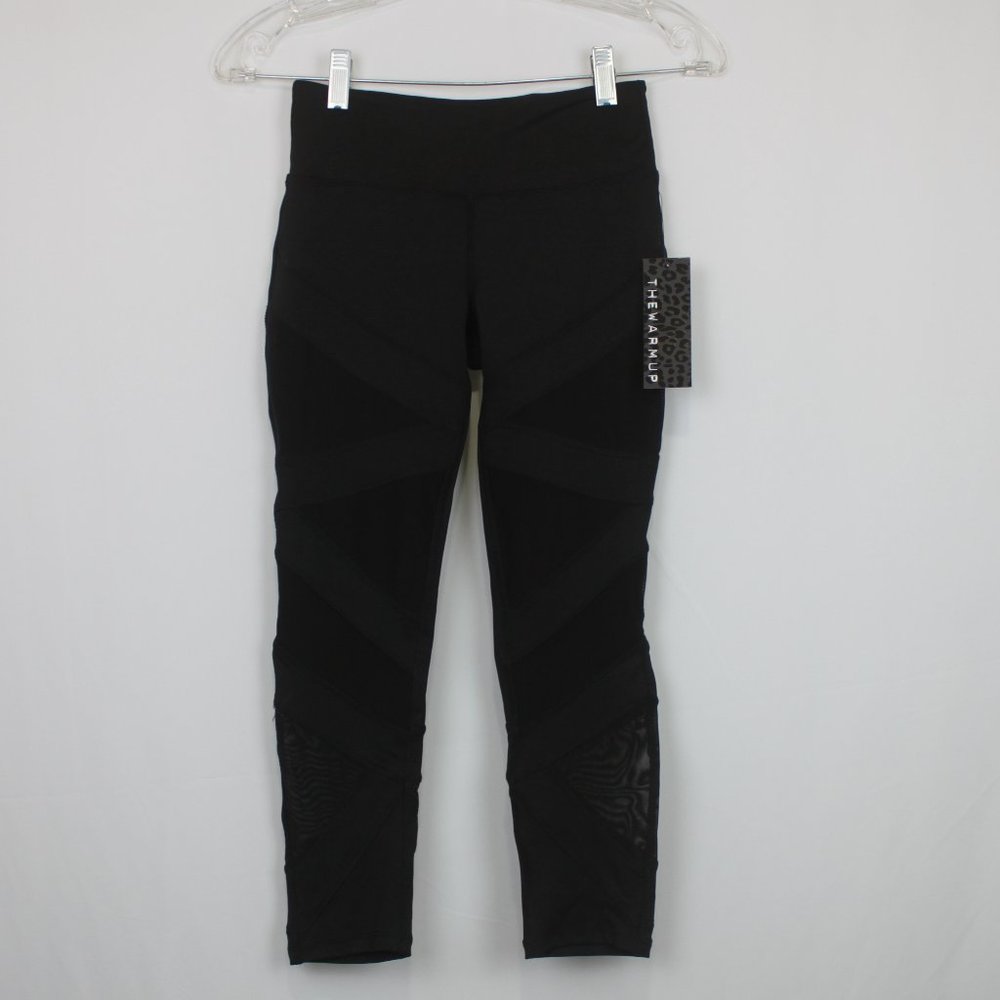 Jessica Simpson Warm Up Stretchy Black Exercise Pants